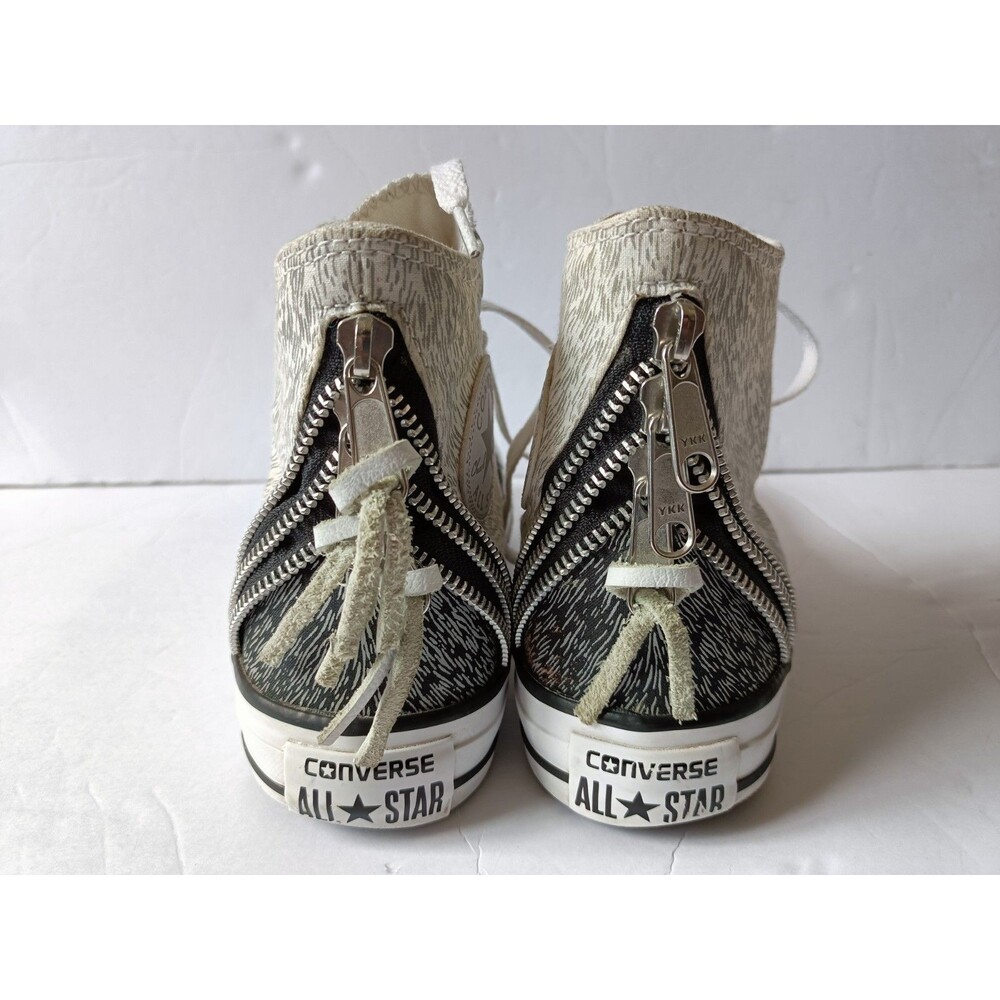 Converse All Star Chuck Taylor Shoes Women's Size 7 Reflective Tri Zip Sneakers - Picture 8 of 11